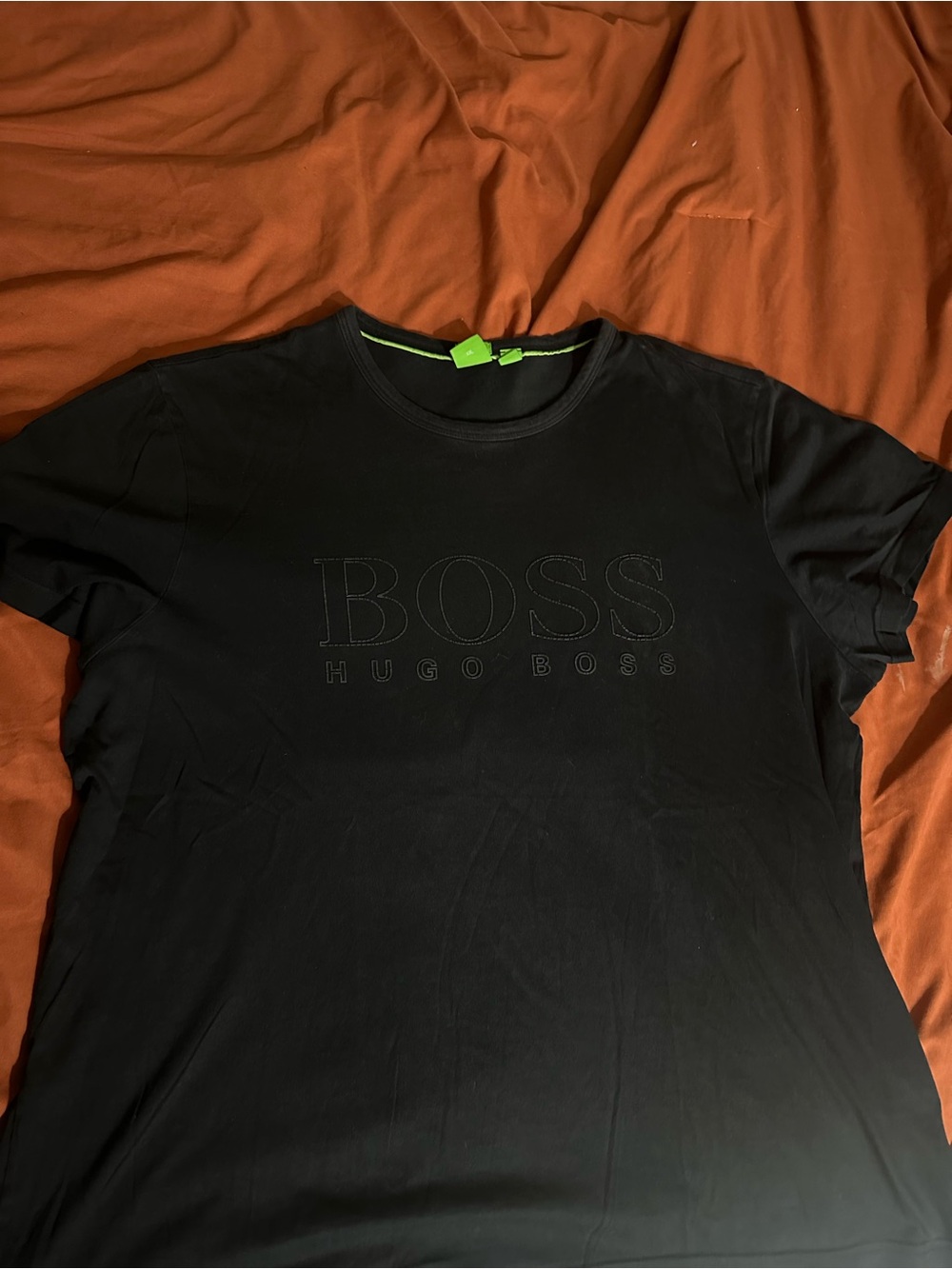 Hugo Boss Black Embossed BOSS Logo Crewneck Tee